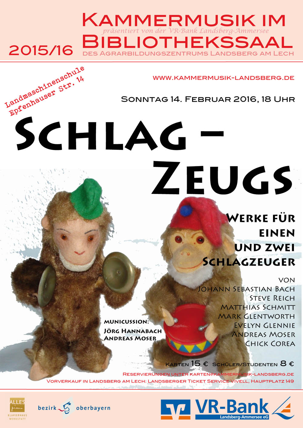 Nächstes Konzert: 14. Februar 2016 – SCHLAG-ZEUGS