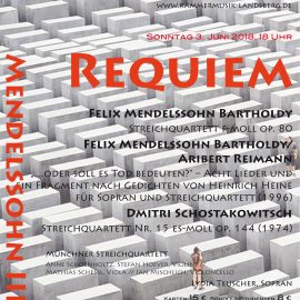 Morgen 3. Juni: Mendelssohn III – Requiem, AUSVERKAUFT