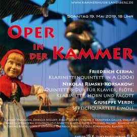 Oper in der Kammer, 19. Mai 2019, 18 Uhr