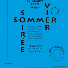 Sommer-Soirée Vier, 15. August – Alle Plätze belegt!