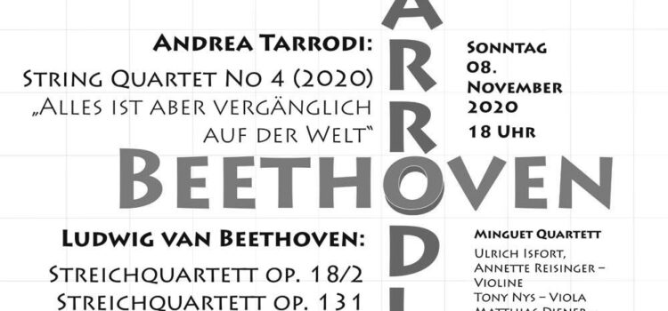 8. November: Beethoven – Tarrodi // ABGESAGT