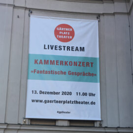 Livestream aus dem Gärtnerplatztheater, Sonntag 13. Dezember 11 Uhr